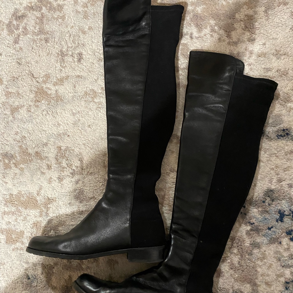 Stuart Weitzman 5050 Nappa Leather Boots With Original Box